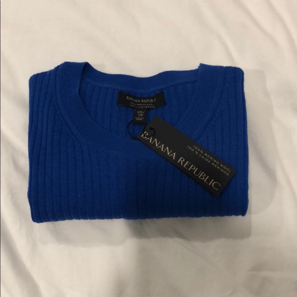 100% Merino Wool T-shirt Ribbed